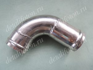 Труба ТКР выпускная угол 90° Ø50мм Фотон (Foton)-1041/1069 T757050001